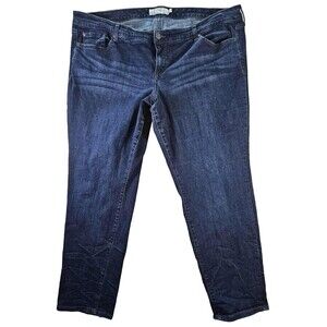Torrid Plus Size Jeans Women's 24R Blue Straight Stretch Denim